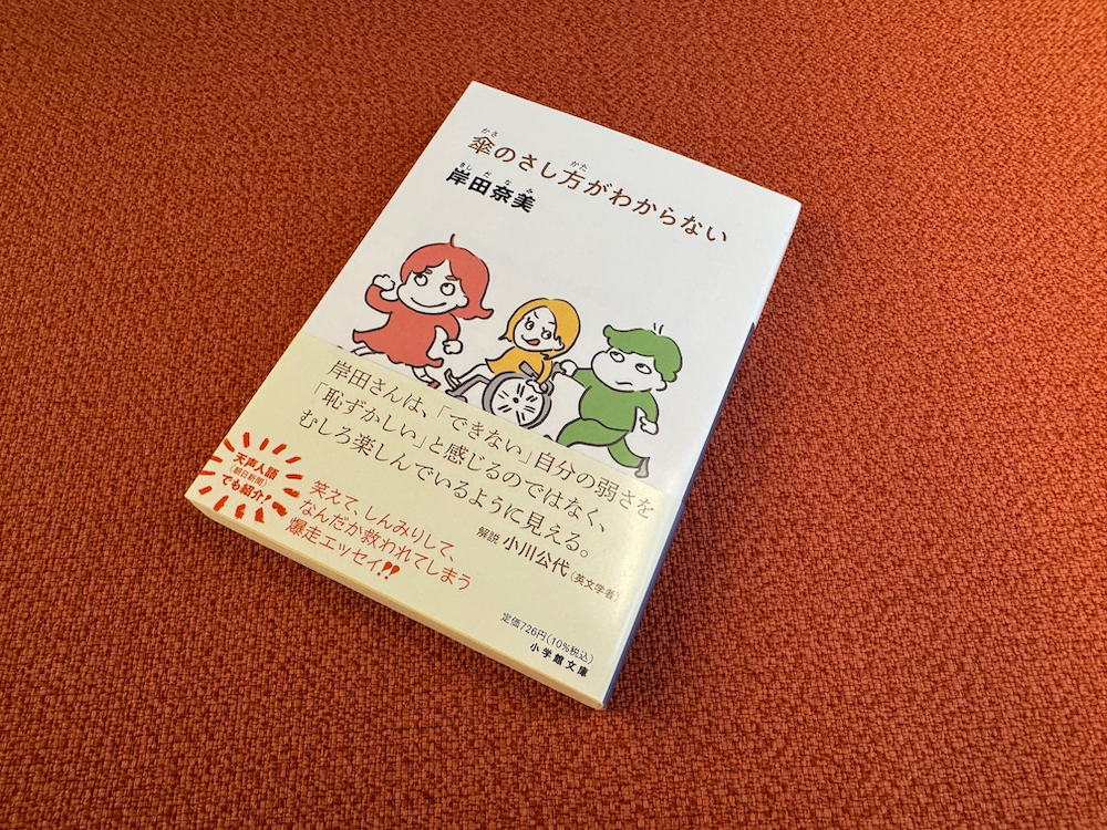 『傘のさし方がわからない』写真