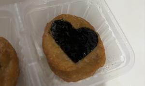 のりっこチキンの、のりがハート型